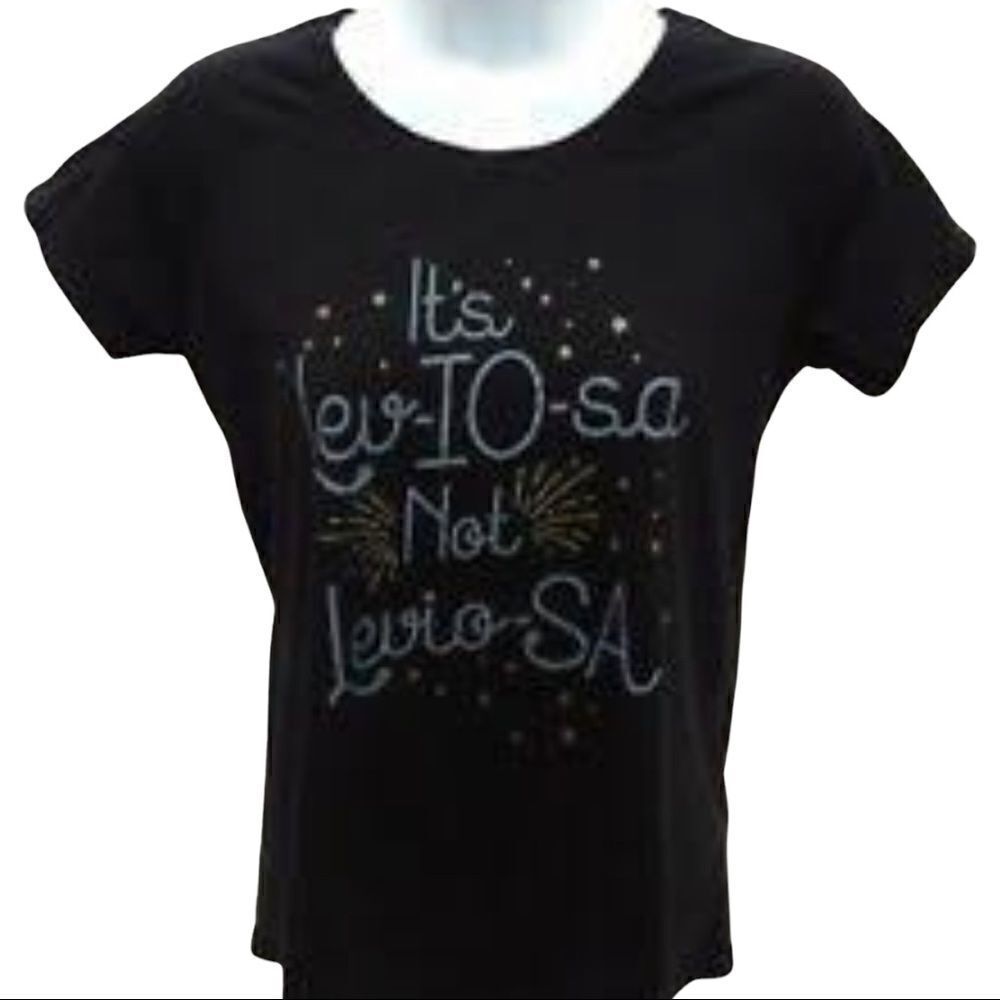 Box Lunch Harry Potter Basic Short Sleeve Solid Black T-Shirt XL,